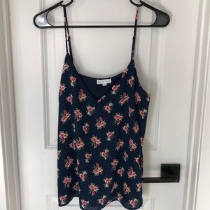 Navy/Pink Floral Cami | M